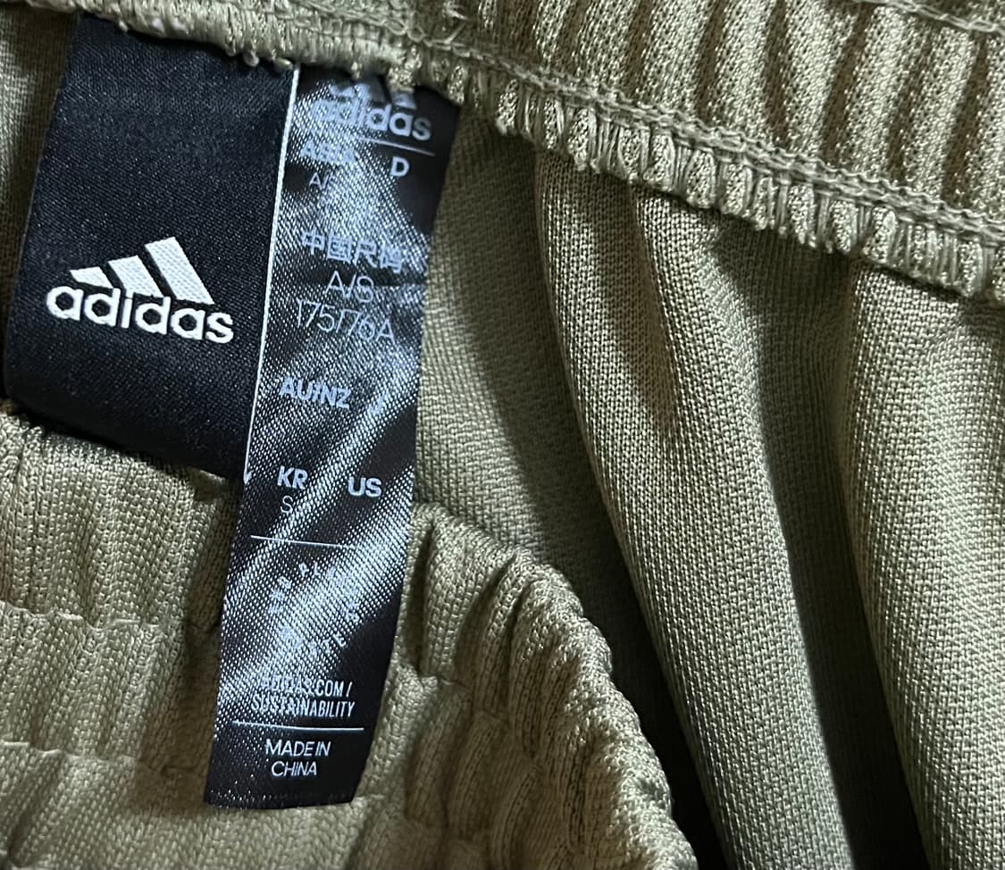아디다스 삼선 트레이닝 바지 카키 상품이미지5
