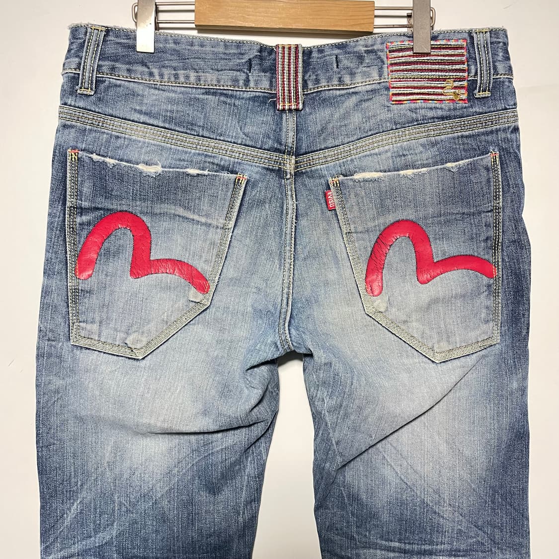 EVISU 에비수 청바지 레드 갈매기 데님팬츠 상품이미지2