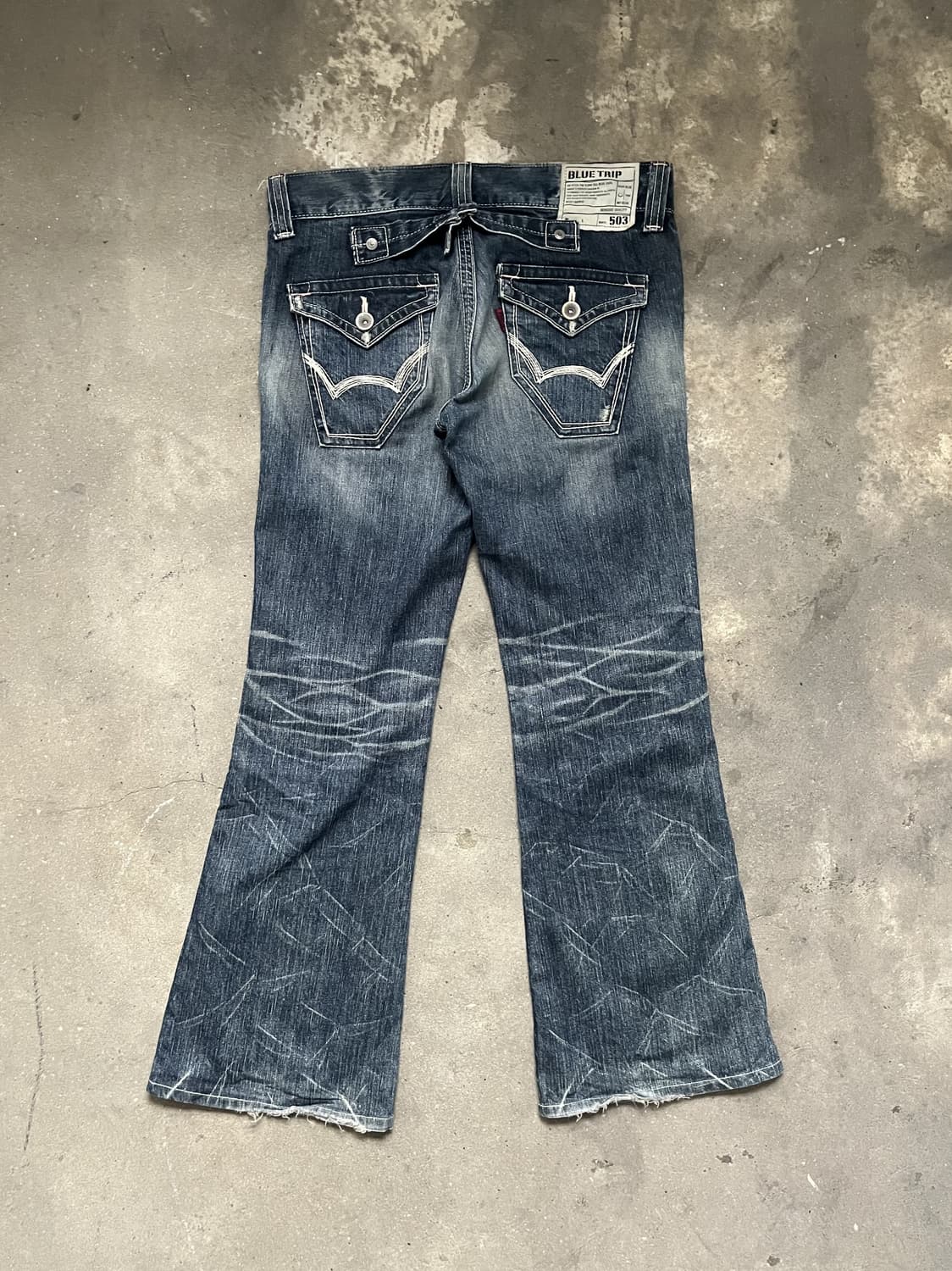 Edwin(japan made) 로우라이즈 부츠컷 데님 팬츠  상품이미지3