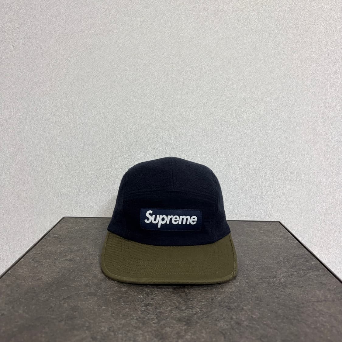 (OS) 슈프림 박스로고 캠프캡 모자 23FW 투톤 네이비 상품이미지2