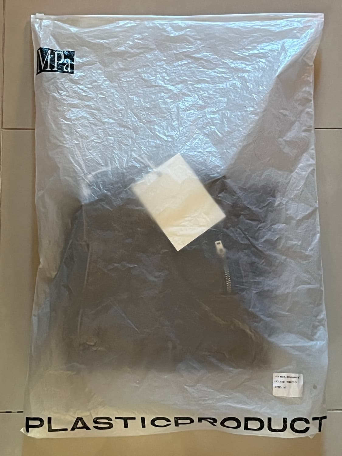 (M) 플라스틱프로덕트 카프 포켓 팬츠 브라운 상품이미지2