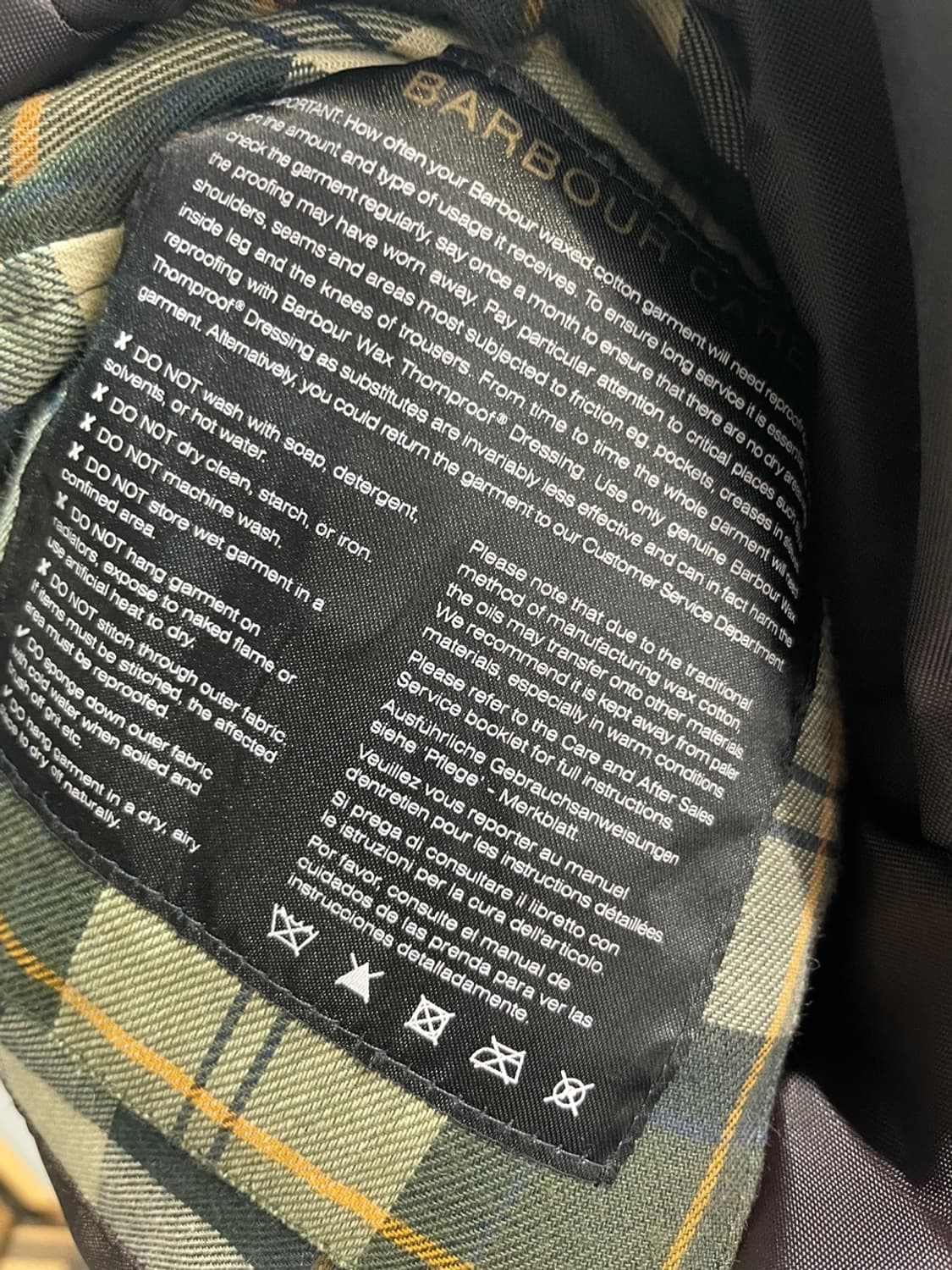 S 바버 우먼스 뷰포트 브라운 왁싱 자켓 상품이미지5