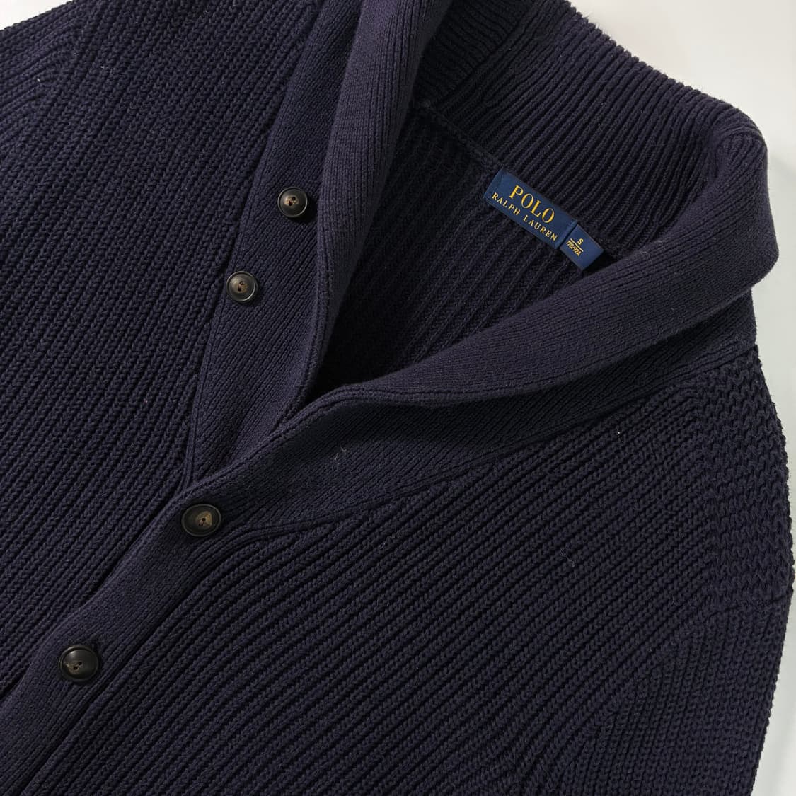 Polo 폴로 랄프로렌 신형 코튼 스웨터 숄카라 가디건 상품이미지3