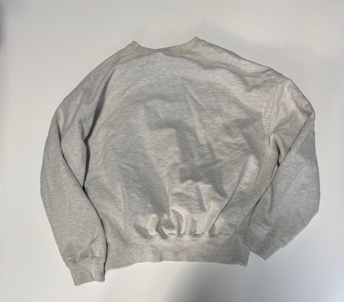 여성 마르디 메크르디 플라워 로고 오버핏 맨투맨 상품이미지2