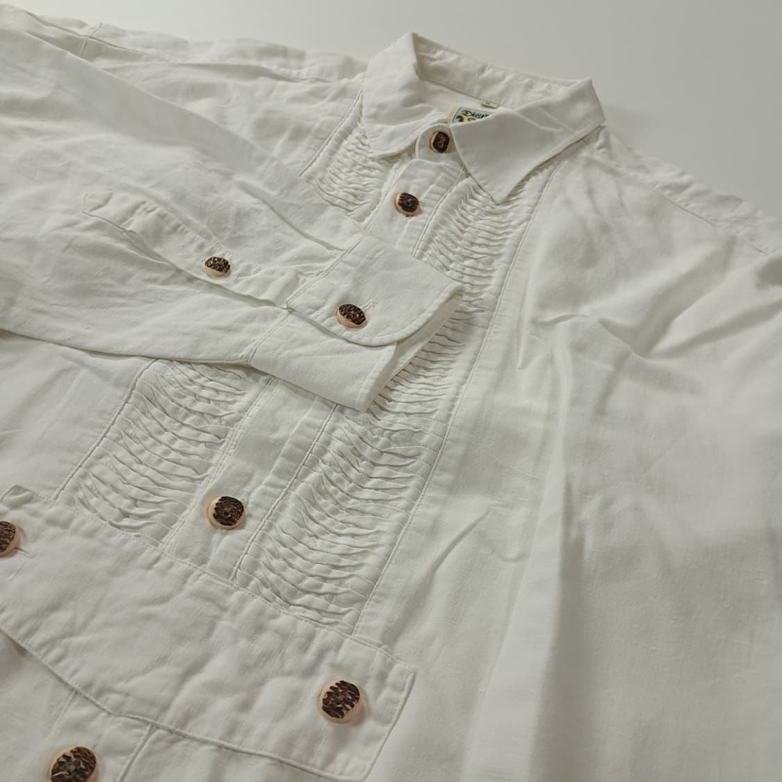 CK447 M 디스틀러 80s 트라흐텐 바바리안 알펜 린넨 셔츠 상품이미지4