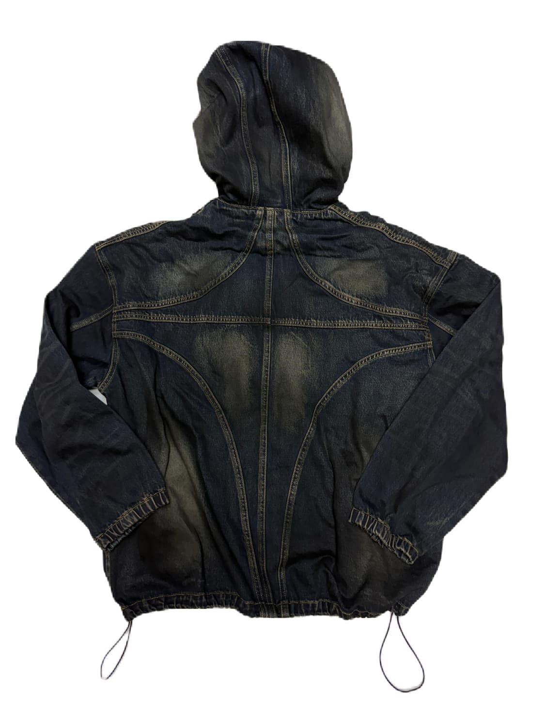 떠그클럽 데님 후드 자켓 (새상품) 상품이미지9