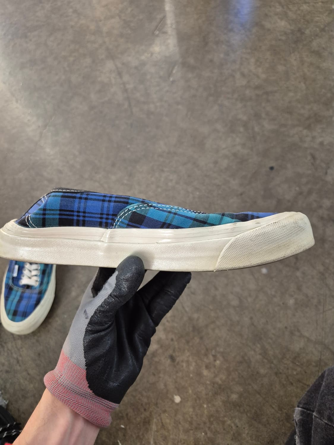 반스 어센틱 44 DX 체크 스니커즈 상품이미지6