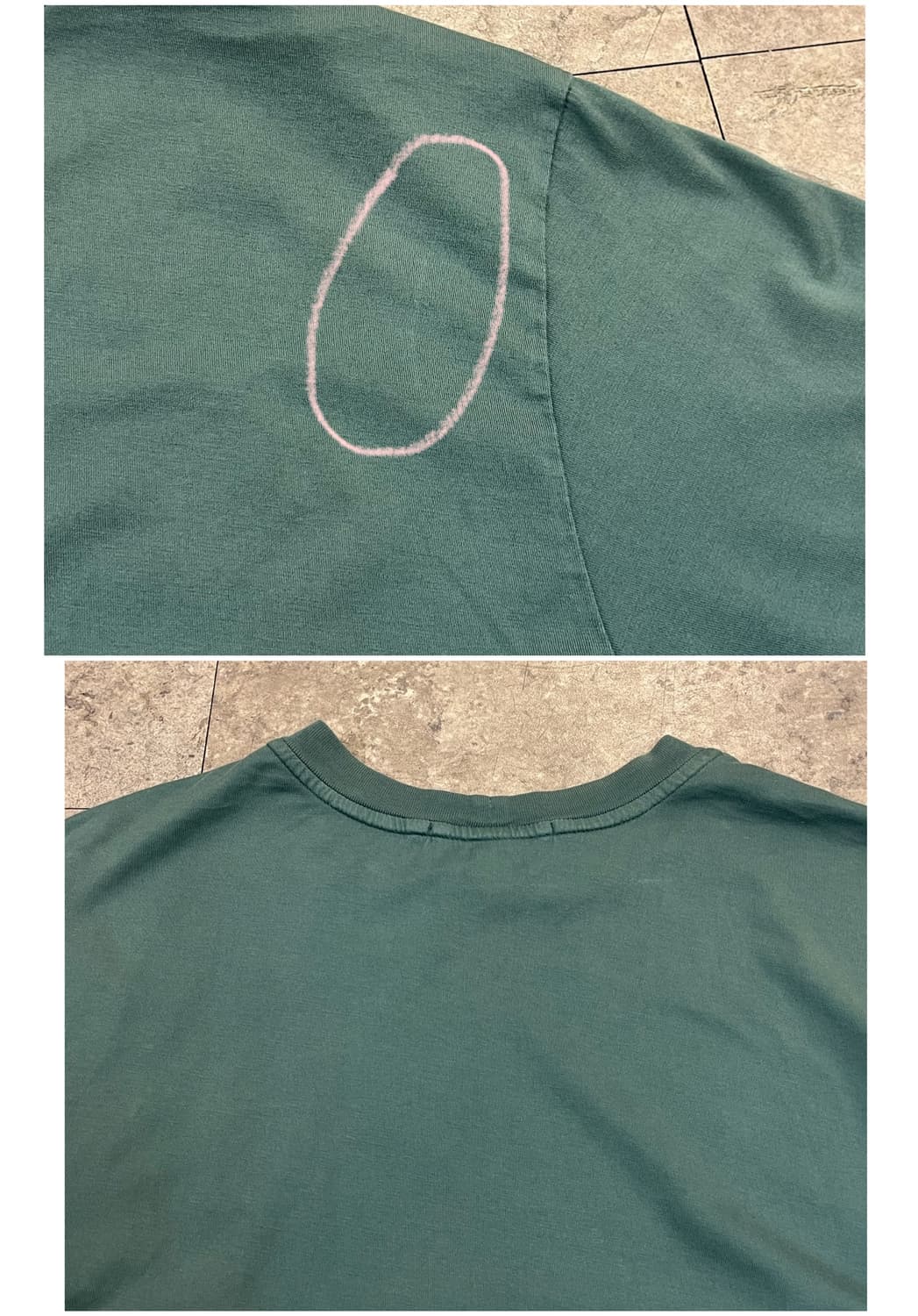 스톤 아일랜드 컴파스 패치 반팔티 그린 S #csz3813 상품이미지8