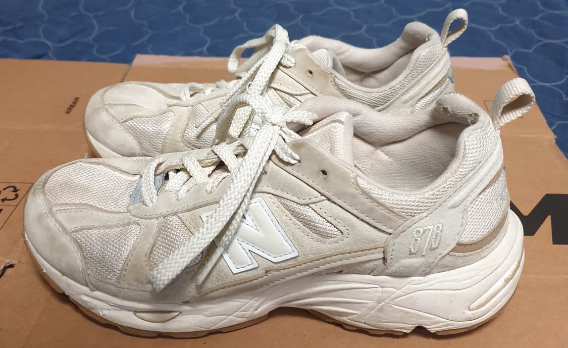 뉴발란스 878 베이지 아이보리 스니커즈 (240) 상품이미지3