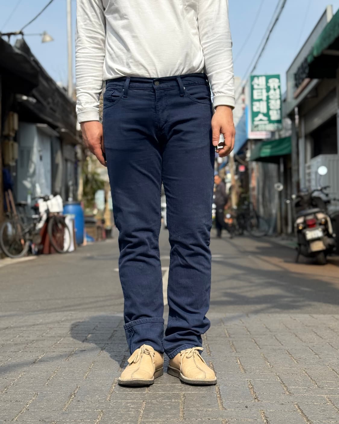 리바이스 504 레귤러 스트레이트 핏 트윌 코튼 팬츠 34 상품이미지8