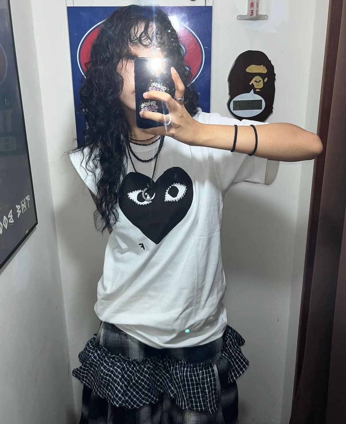 새상품) 꼼데가르송 큐빅 반팔 티셔츠 상품이미지2