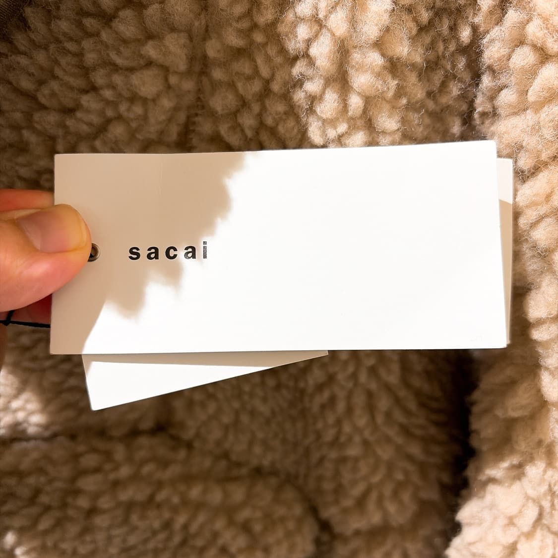 (정품/새상품) SACAI 사카이 남성 쉐르파 하프집업 시어링 자켓 상품이미지5