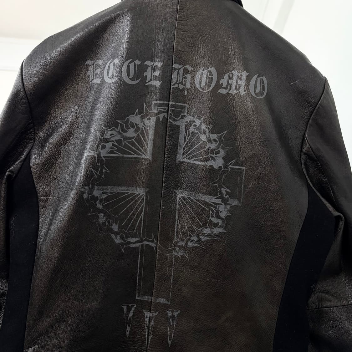 이사무 카타야마 백래쉬 울 카우하이드 블레이저 자켓 상품이미지7