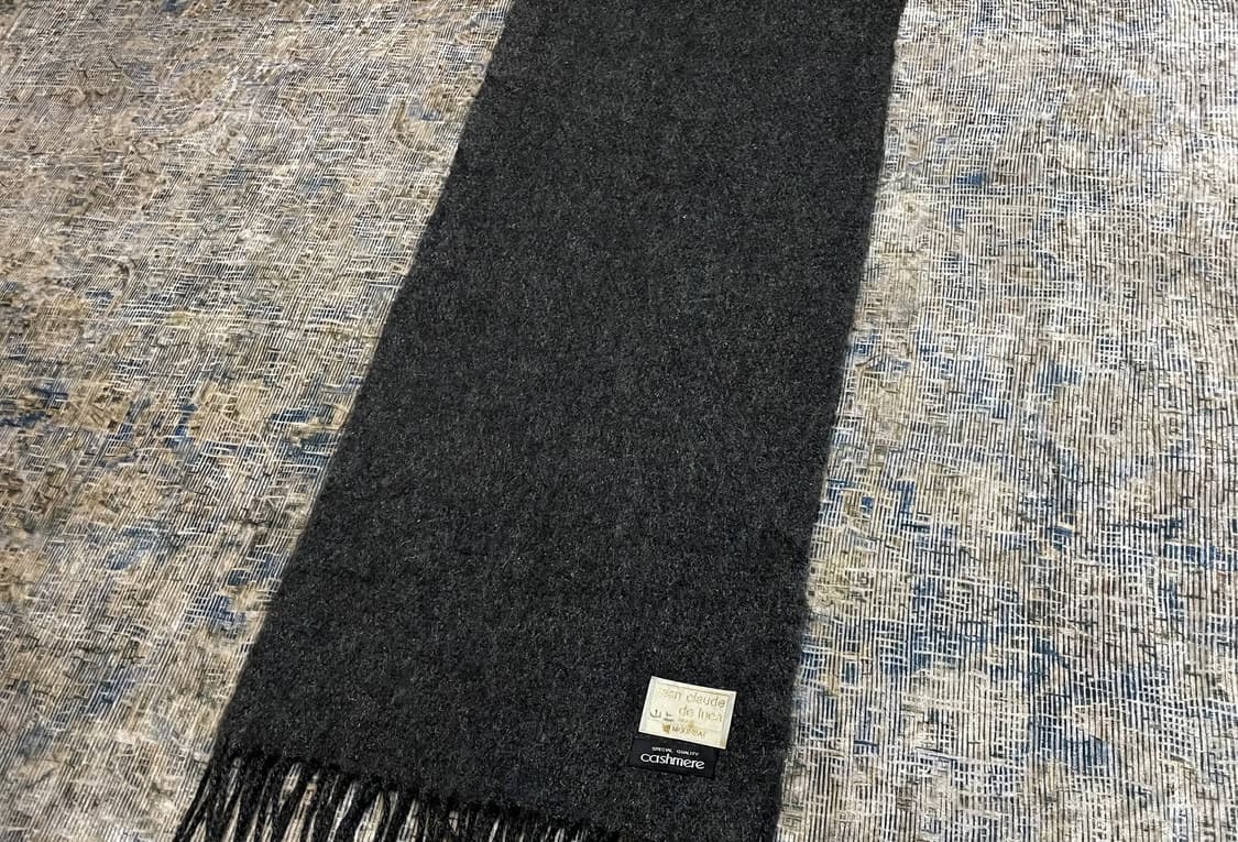 JPN  90s 일본 빈티지 고급 울 머플러 상품이미지3