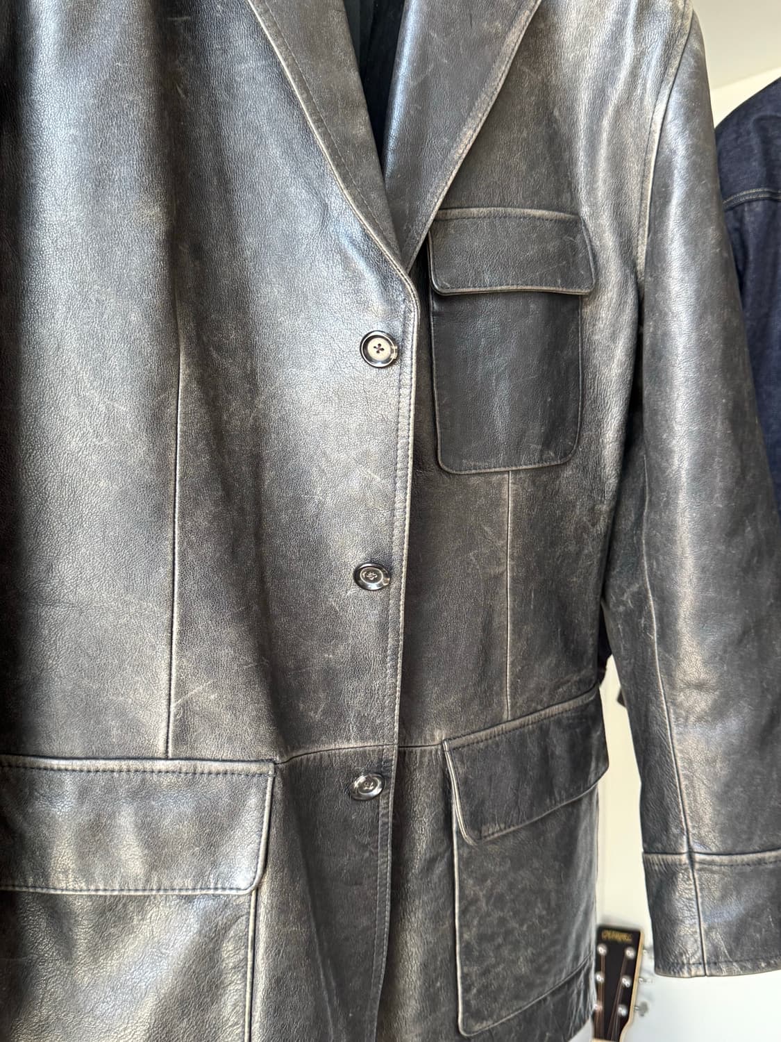 폴로 랄프로렌 레더 자켓 카코트 상품이미지2