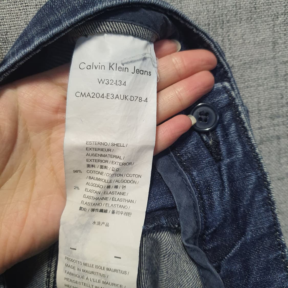 캘빈클라인 스키니 데님 청바지  상품이미지5
