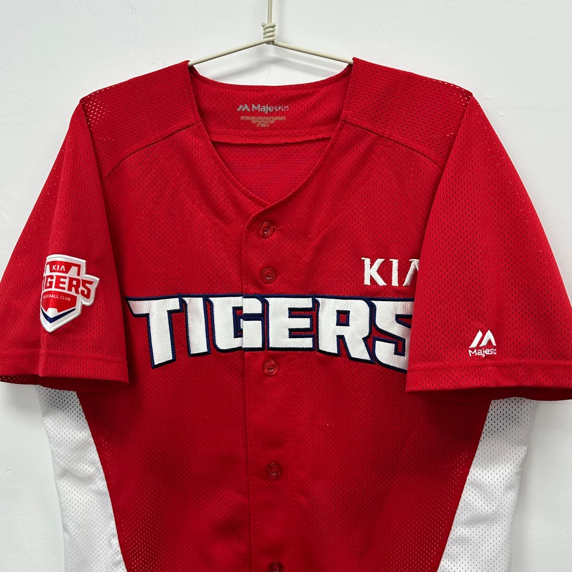 마제스틱 기아타이거즈 2017시즌 홈 노마킹 유니폼 100 상품이미지2