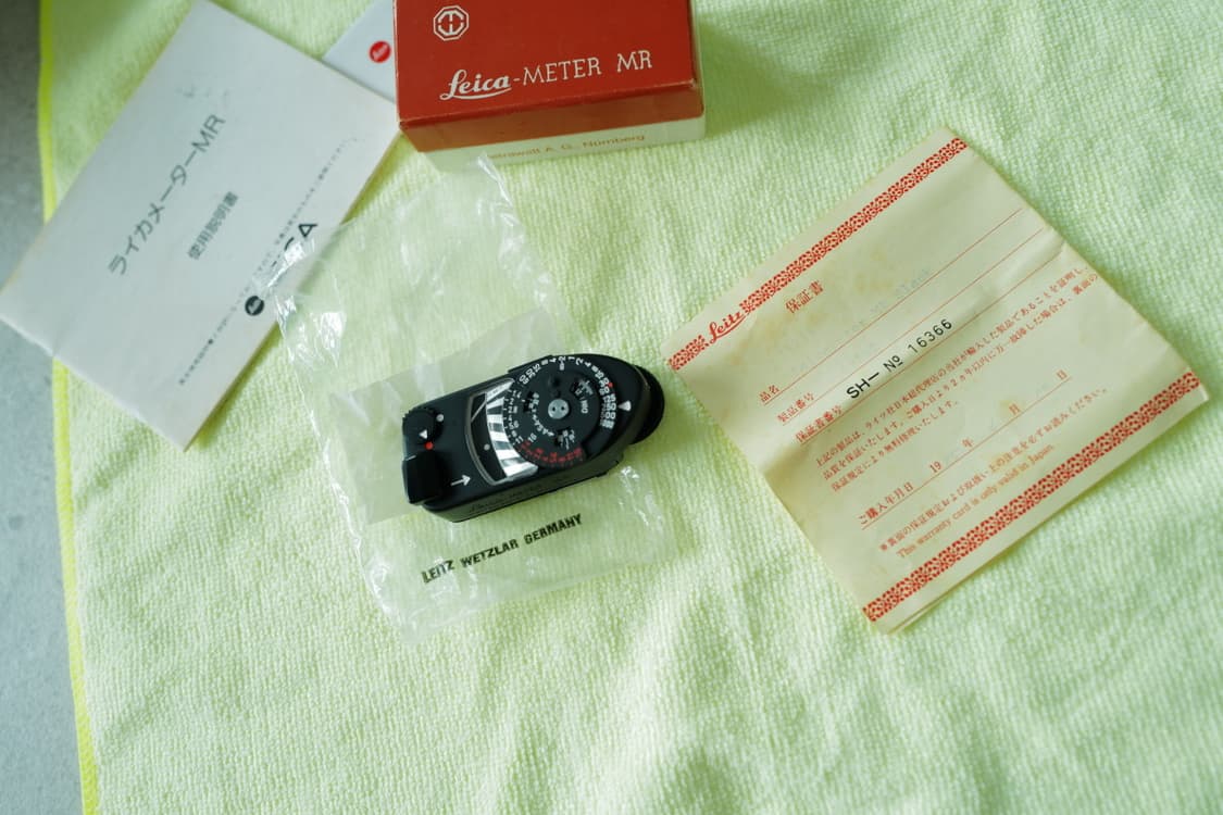 Leica 라이카 미터 MR 노출계 독일 풀박스 새제품 상품이미지3