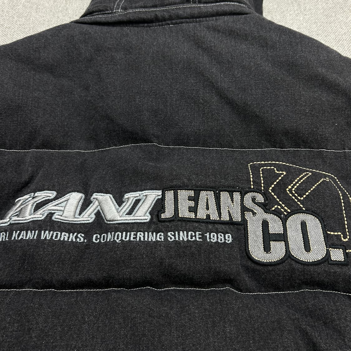 칼카니 올드스쿨 덕다운 데님 패딩(XL) 상품이미지7