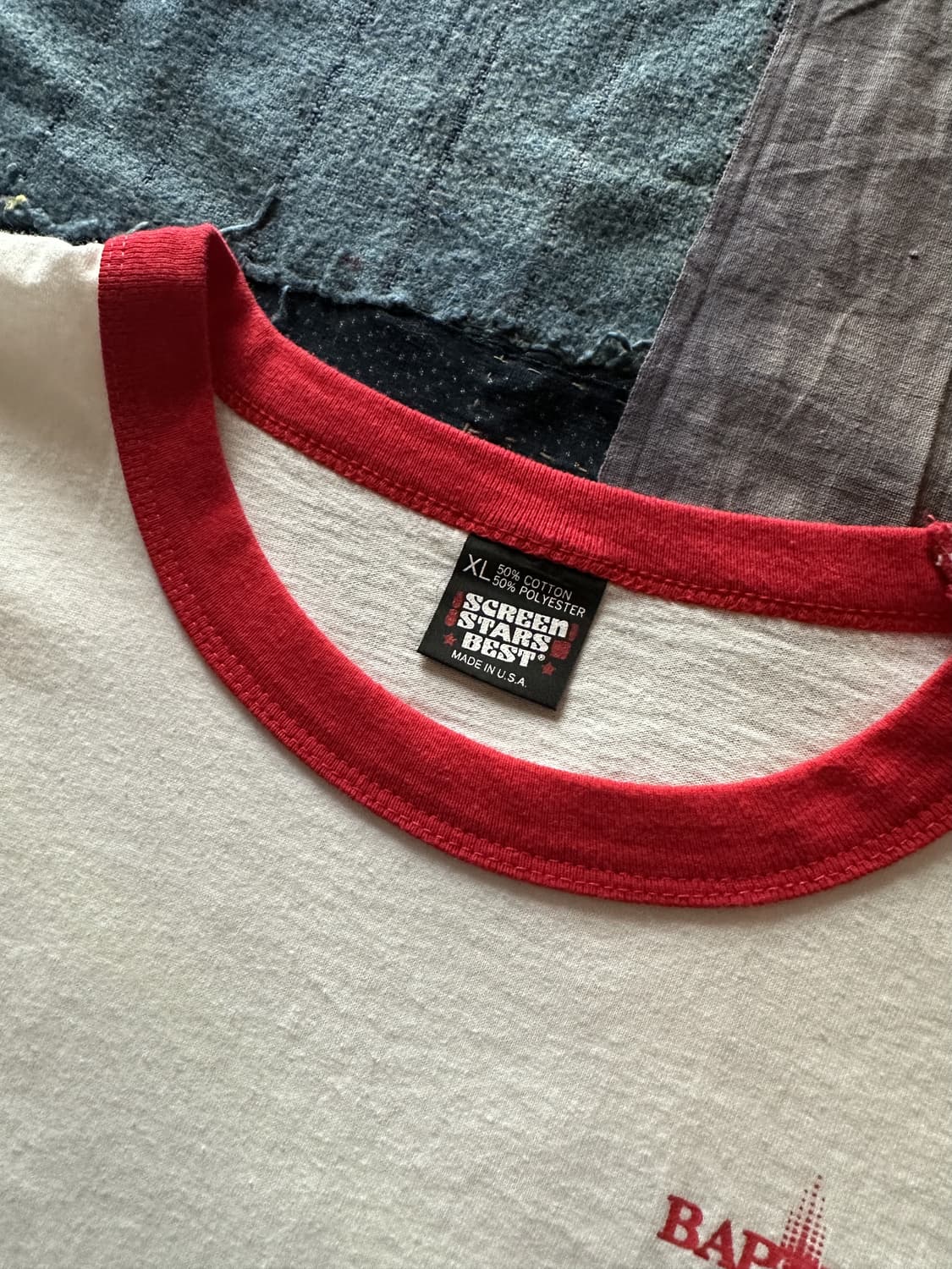 90s USA Vintage Ringer T Shirt 상품이미지5