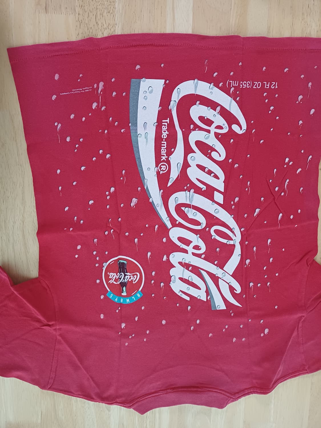 [M] 90s made in usa 빈티지 코카콜라 반팔티 상품이미지4