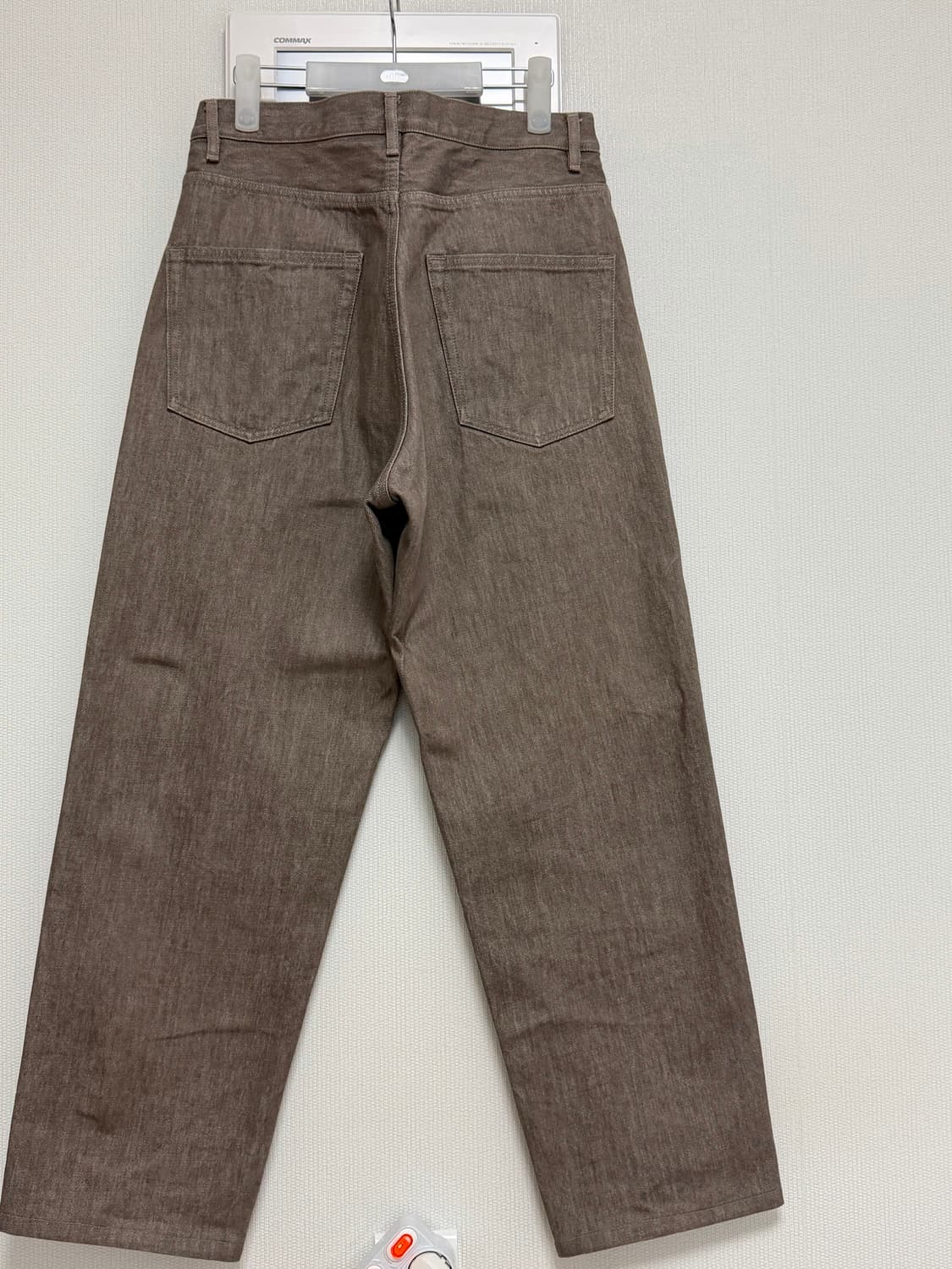 오라리 하드 트위스트 와이드 데님 브라운 30 상품이미지3