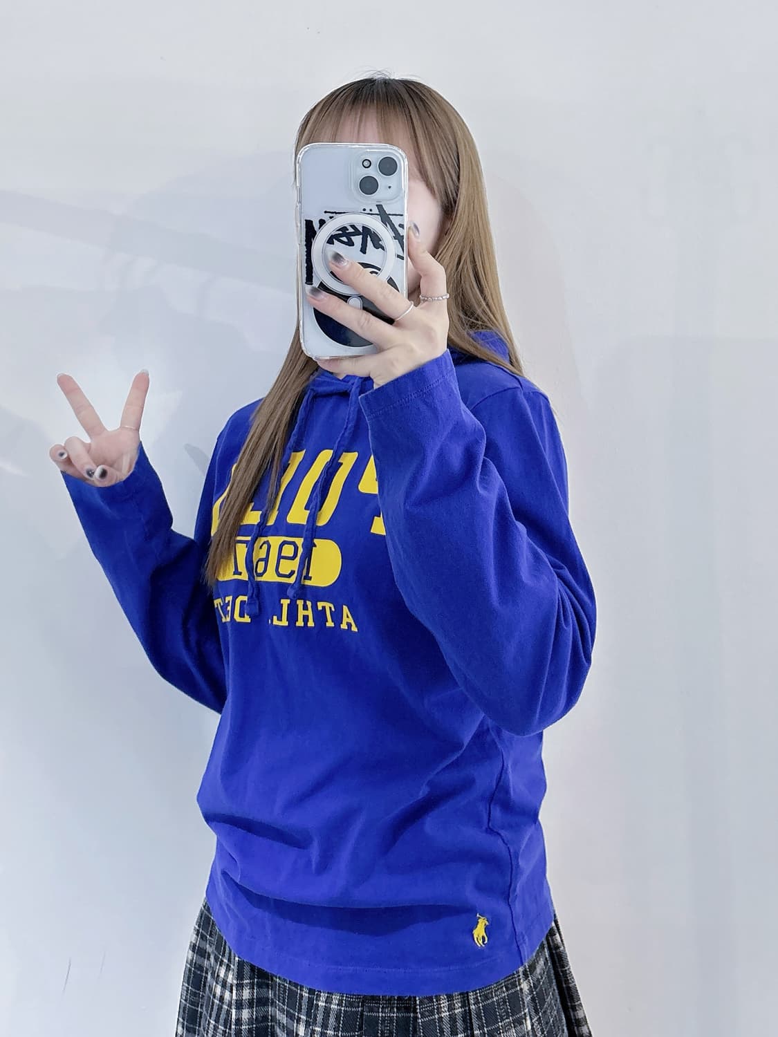 폴로랄프로렌 qr 빅로고 슬리브 후드 상품이미지2