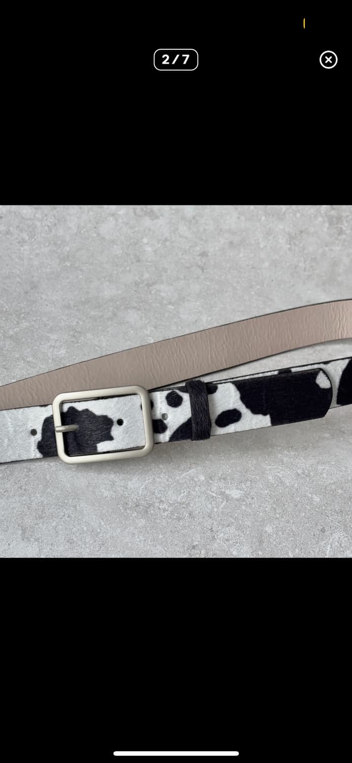 Animal pattern belt 상품이미지2