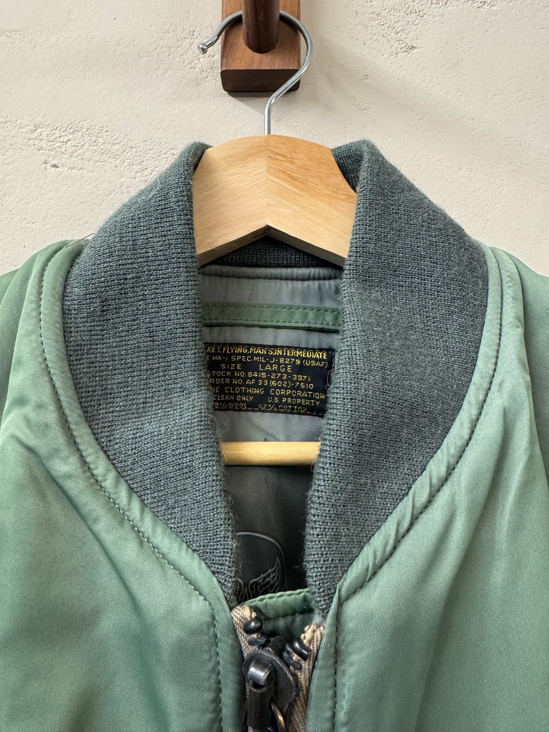 리얼 맥코이 초기형 복각 Ma-1 L 상품이미지4