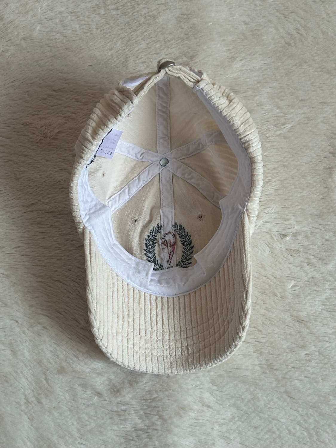 그로브 LAUREL 볼 캡 아이보리 상품이미지4