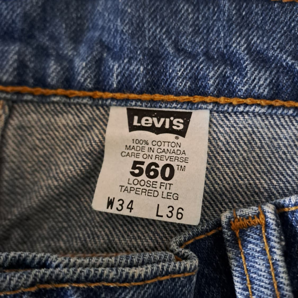 (택포) 90s levis 리바이스 560 배기핏 팬츠 34 B557 상품이미지7