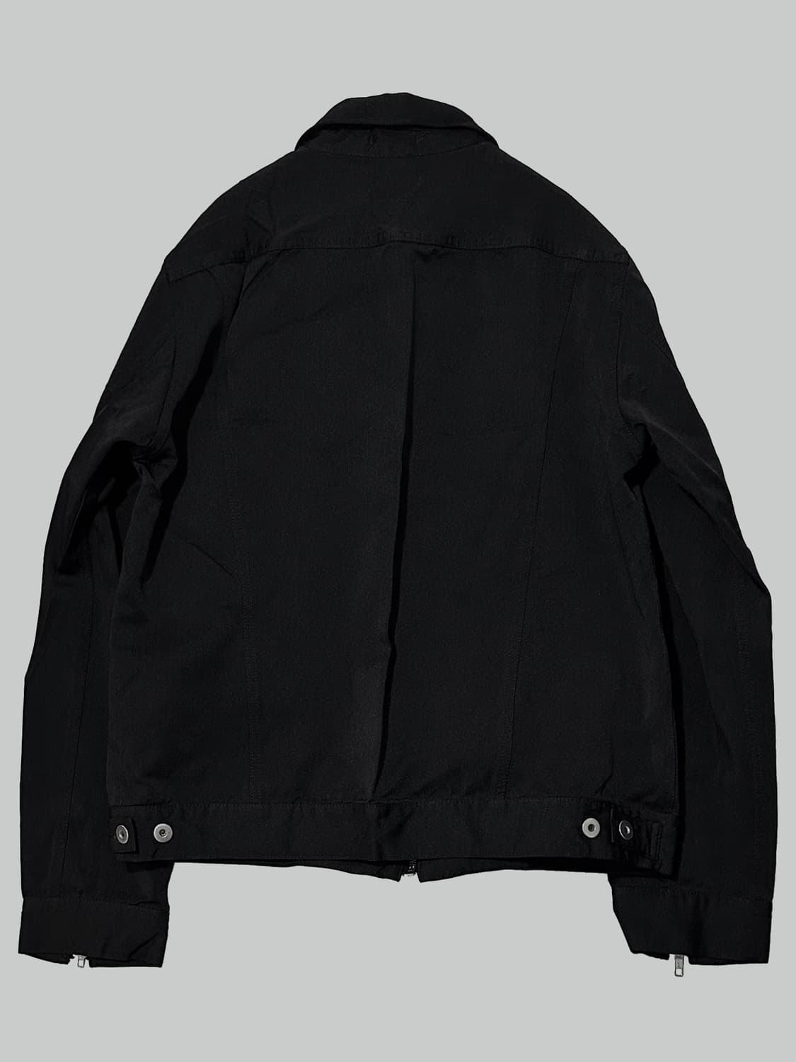 꼼데가르송 블랙 축융 폴리 트러커 자켓 상품이미지4