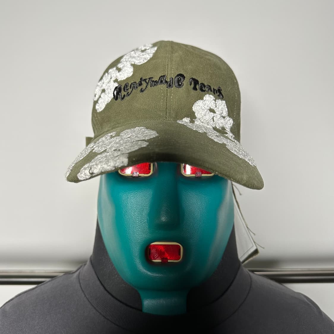 데님 티어스 x 레디메이드 코튼 리쓰 캡 그린 상품이미지1