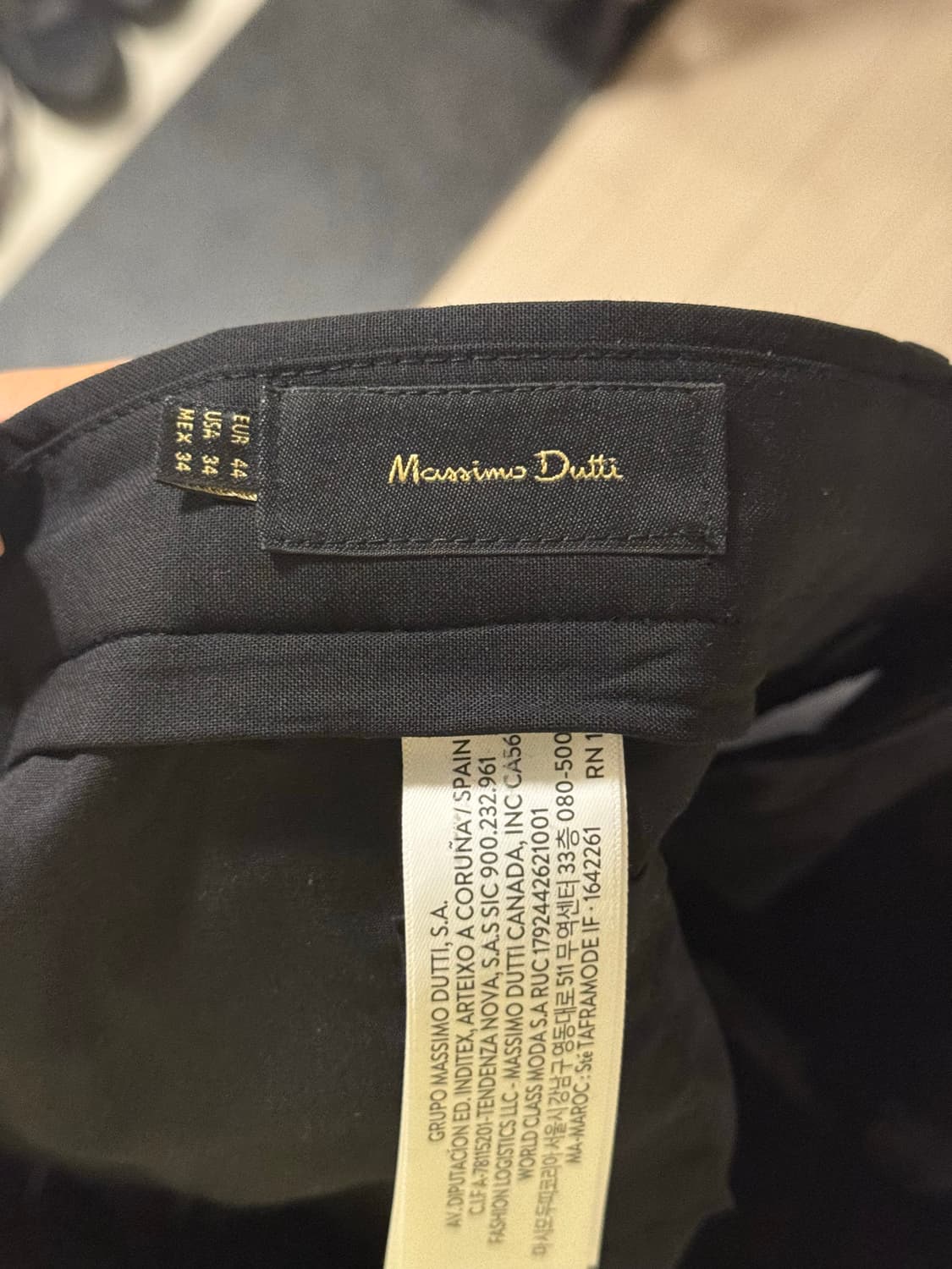 마시모두띠 검은색 정장 바지/슬랙스 상품이미지2