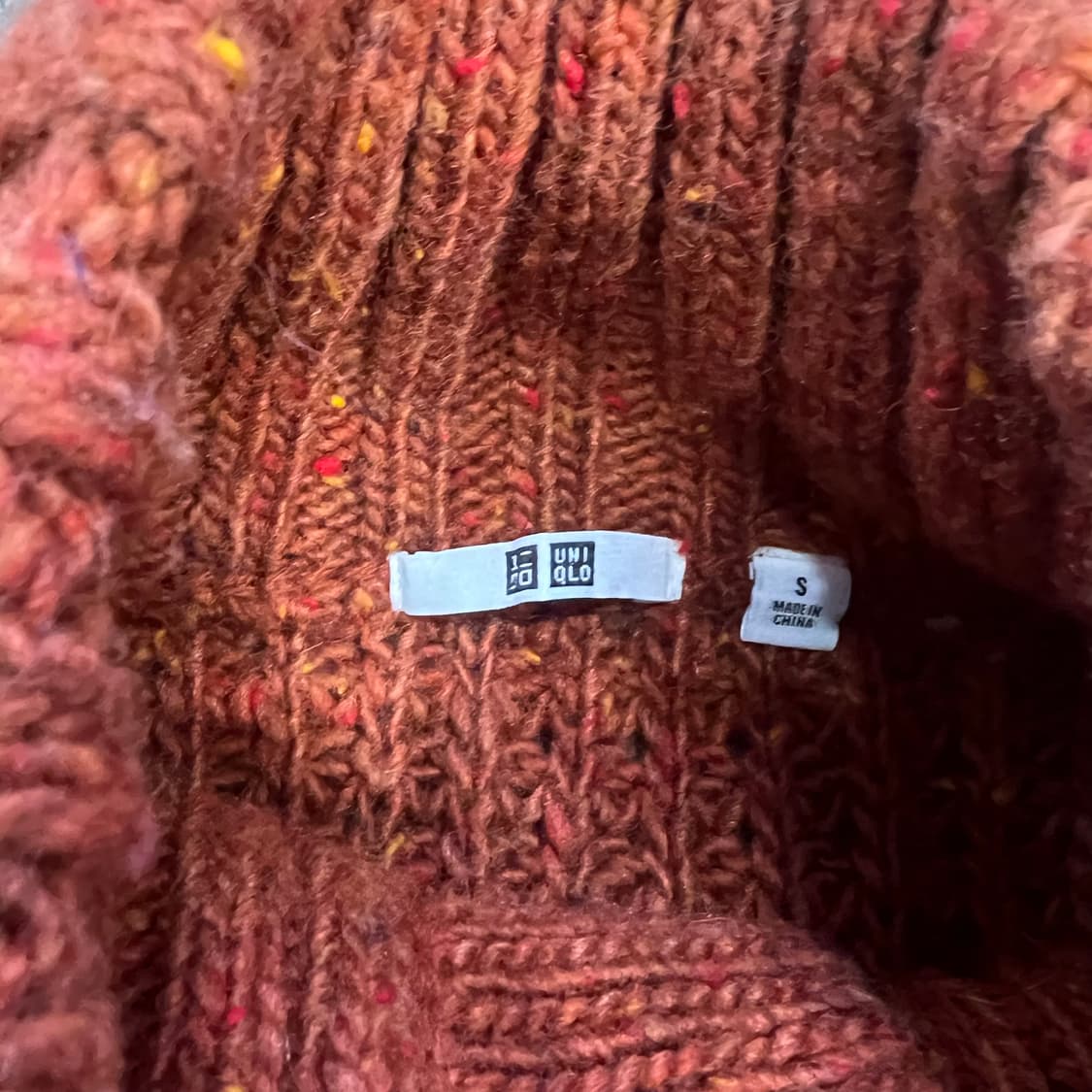S) 유니클로 울 니트 스웨터 가디건 그랜마코어 상품이미지2