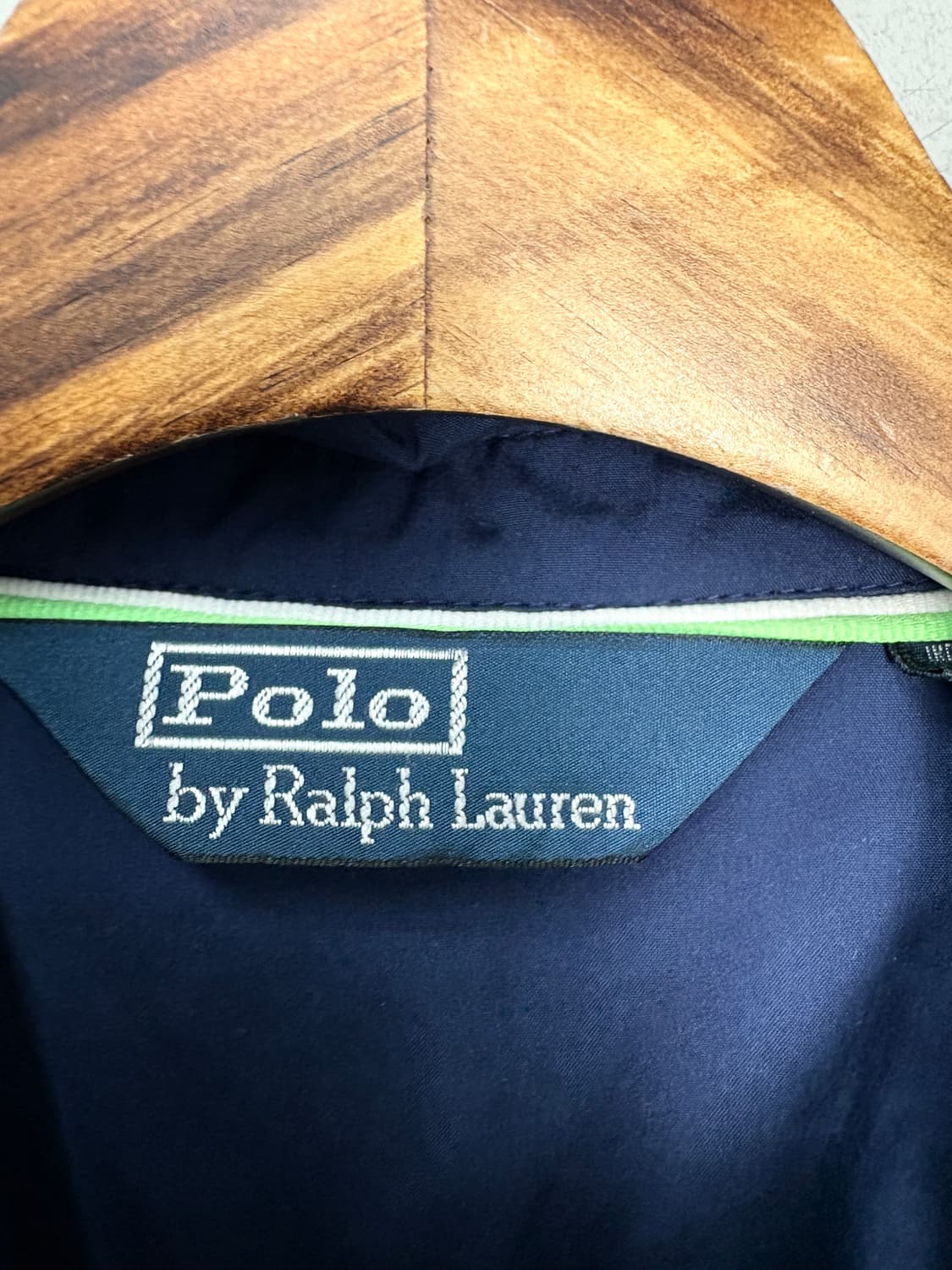 폴로랄프로렌 우븐 나일론 자수 투웨이 네이비 윈드브레이커 자켓  A356 상품이미지7