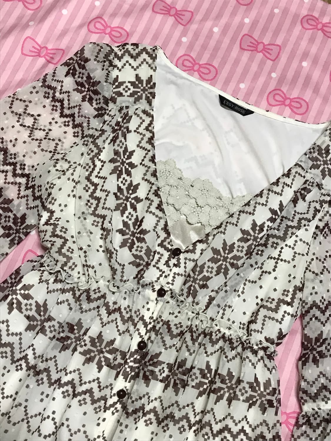 Lest rose 눈꽃 ops set 모리 페어리 상품이미지2