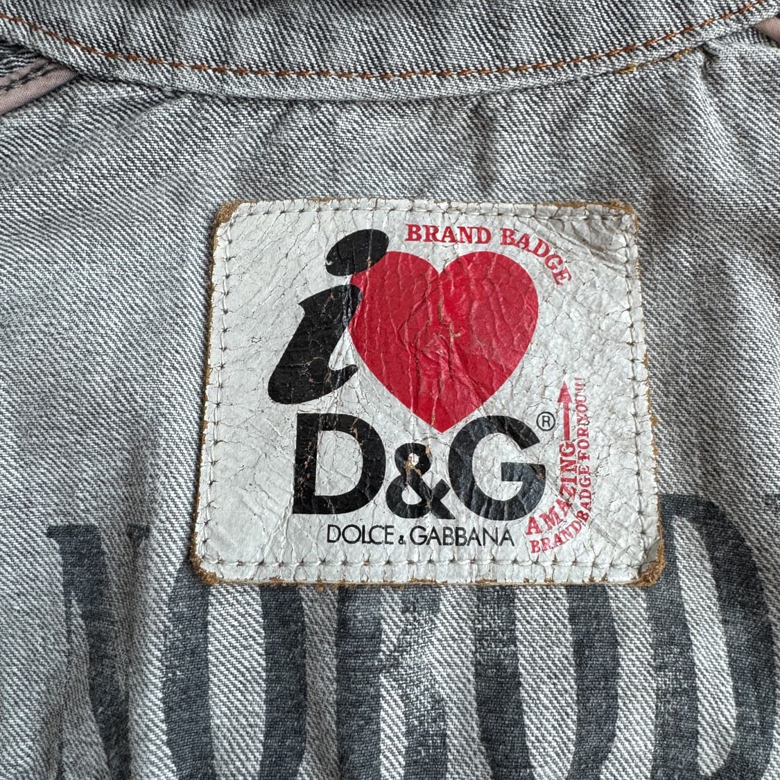 돌체앤가바나 90s 아카이브 인사이드아웃 트러커 데님자켓 상품이미지8