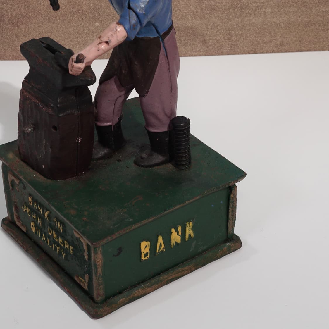 1970년 존 디어 주철 대장장이 저금통 소품 상품이미지5