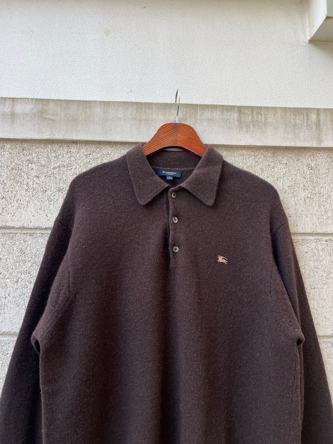 BURBERRY LAMSWOOL POLO KNIT 버버리 카라니트 상품이미지3