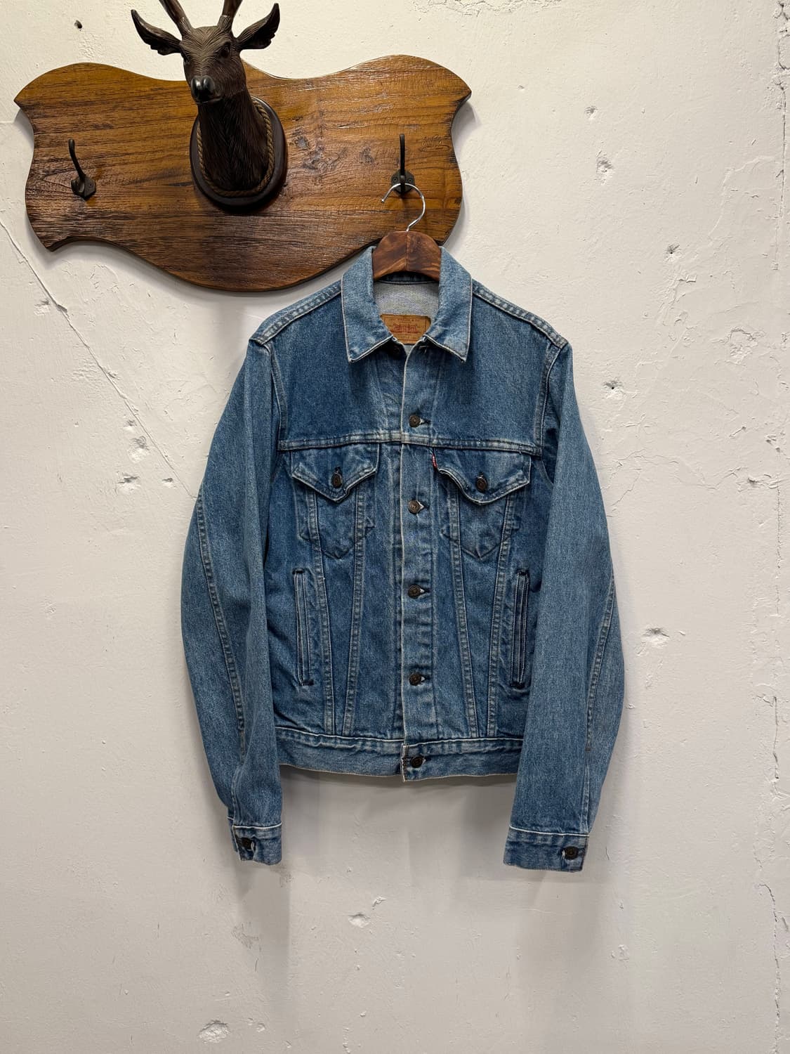 66) 80s USA Levi’s 70506 Denim Trucker J 상품이미지1