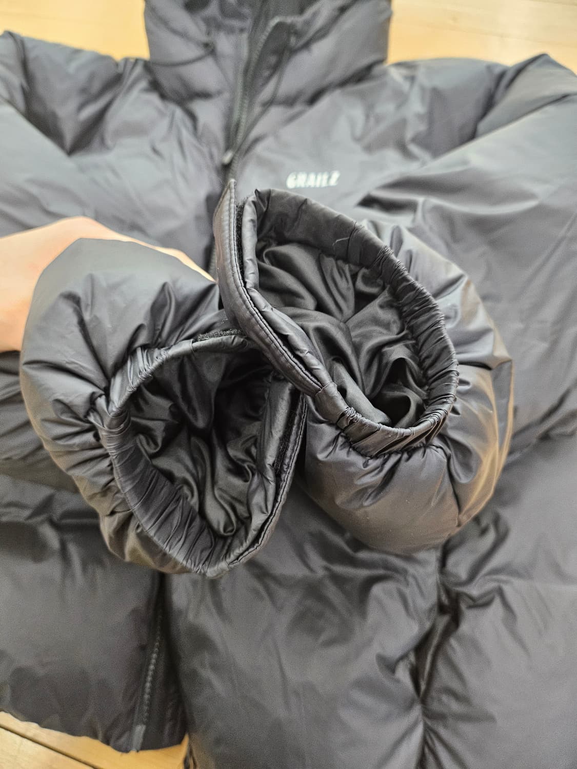 그레일즈 히든 퀼트 덕다운 블랙 2 상품이미지6