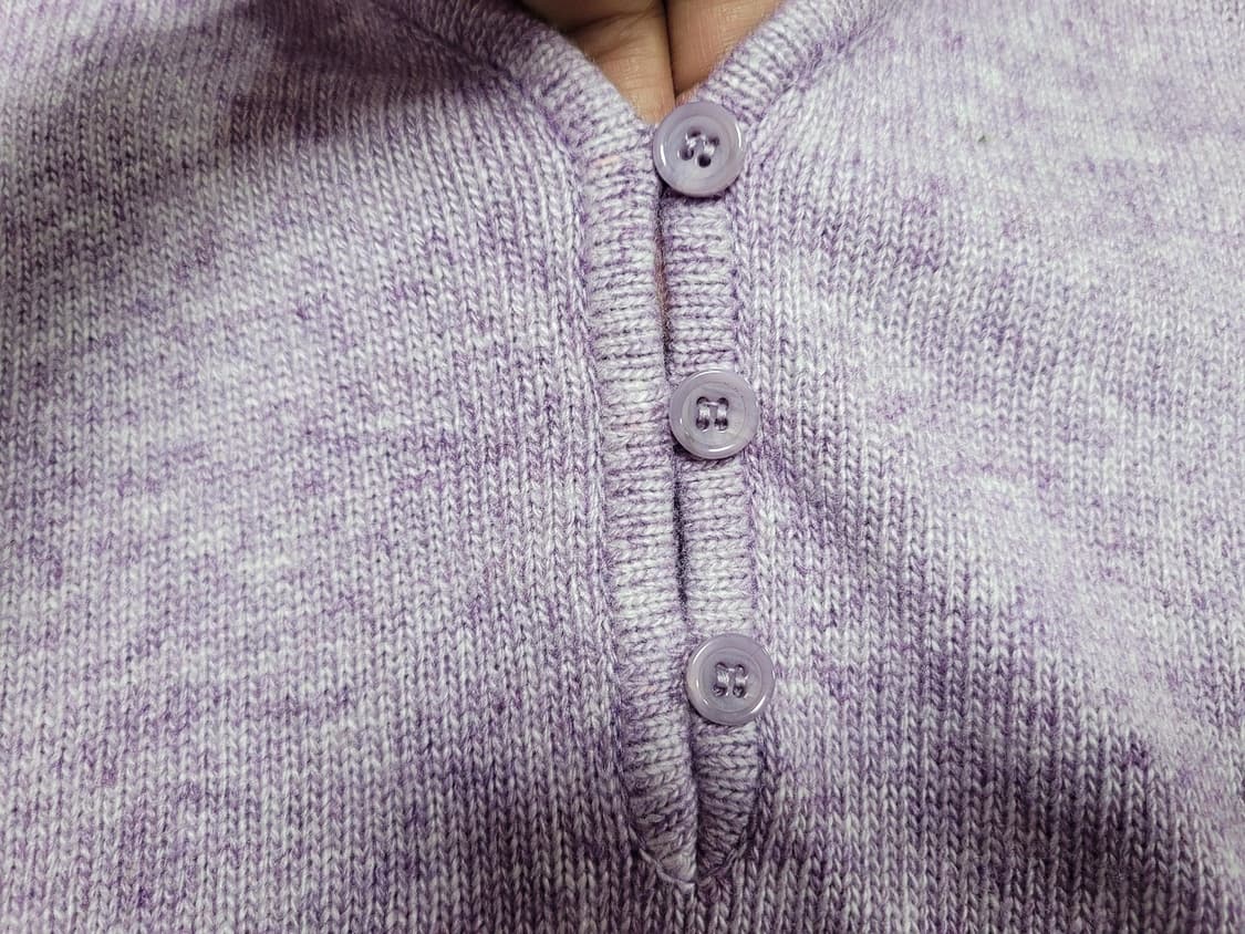 카프리슈(capricieux) 퍼플 크롭니트 55 새상품 상품이미지5