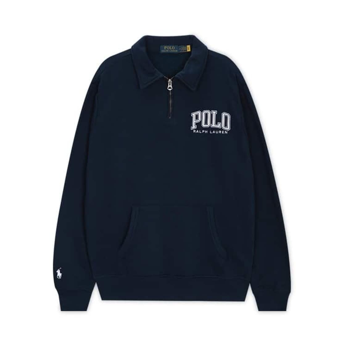 Polo ralph lauren 폴로 플리스 카라 네이비 맨투맨 XL 상품이미지1
