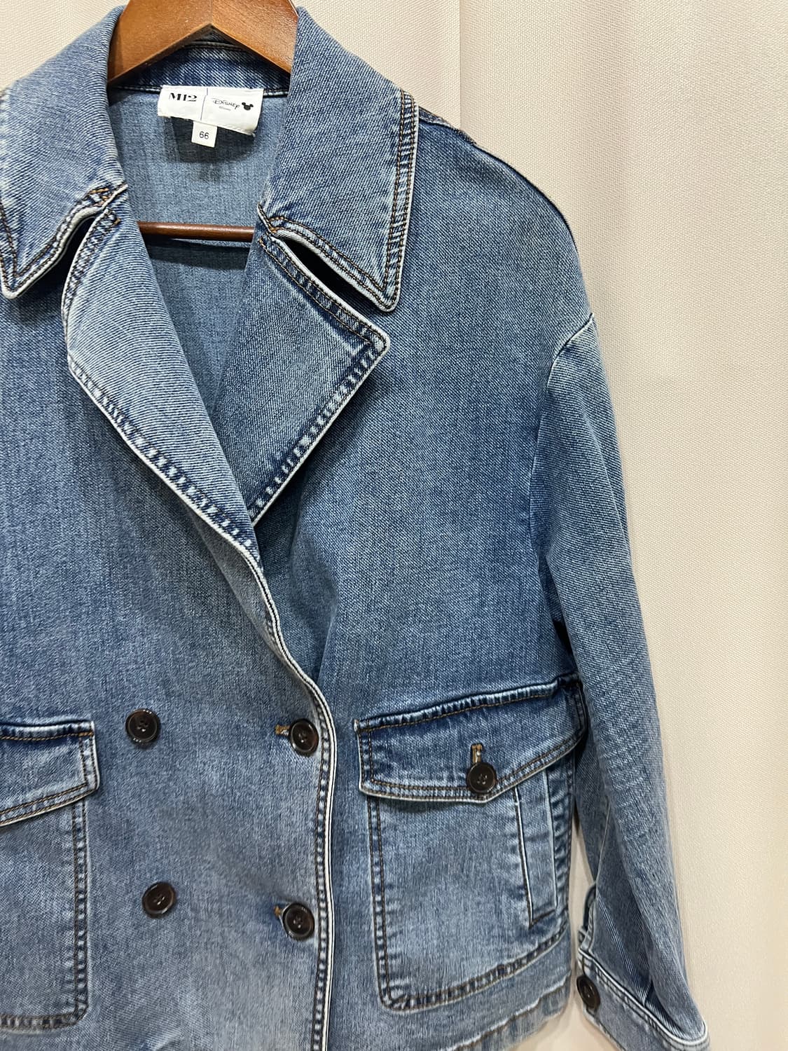 M12 X 디즈니 더블버튼 데님 자켓 상품이미지4