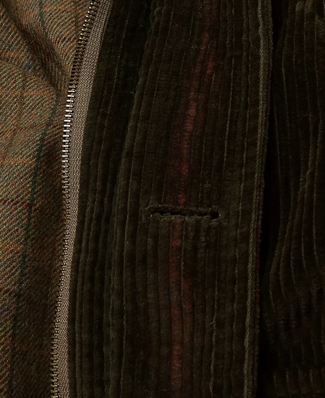 발스타리노 [Valstarino] 다크 카키 코듀로이 롱 필드자켓 이태리 상품이미지7