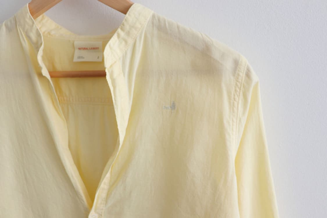 NATURAL LAUNDRY yellow shirt 상품이미지3