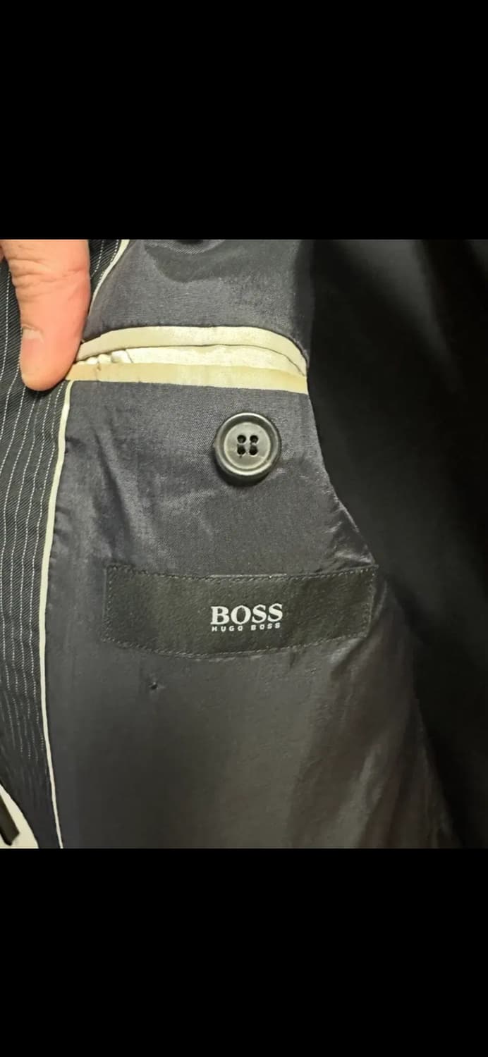 휴고보스(hugo boss) 스트라이프 블랙 싱글블레이져 자켓50size 상품이미지7