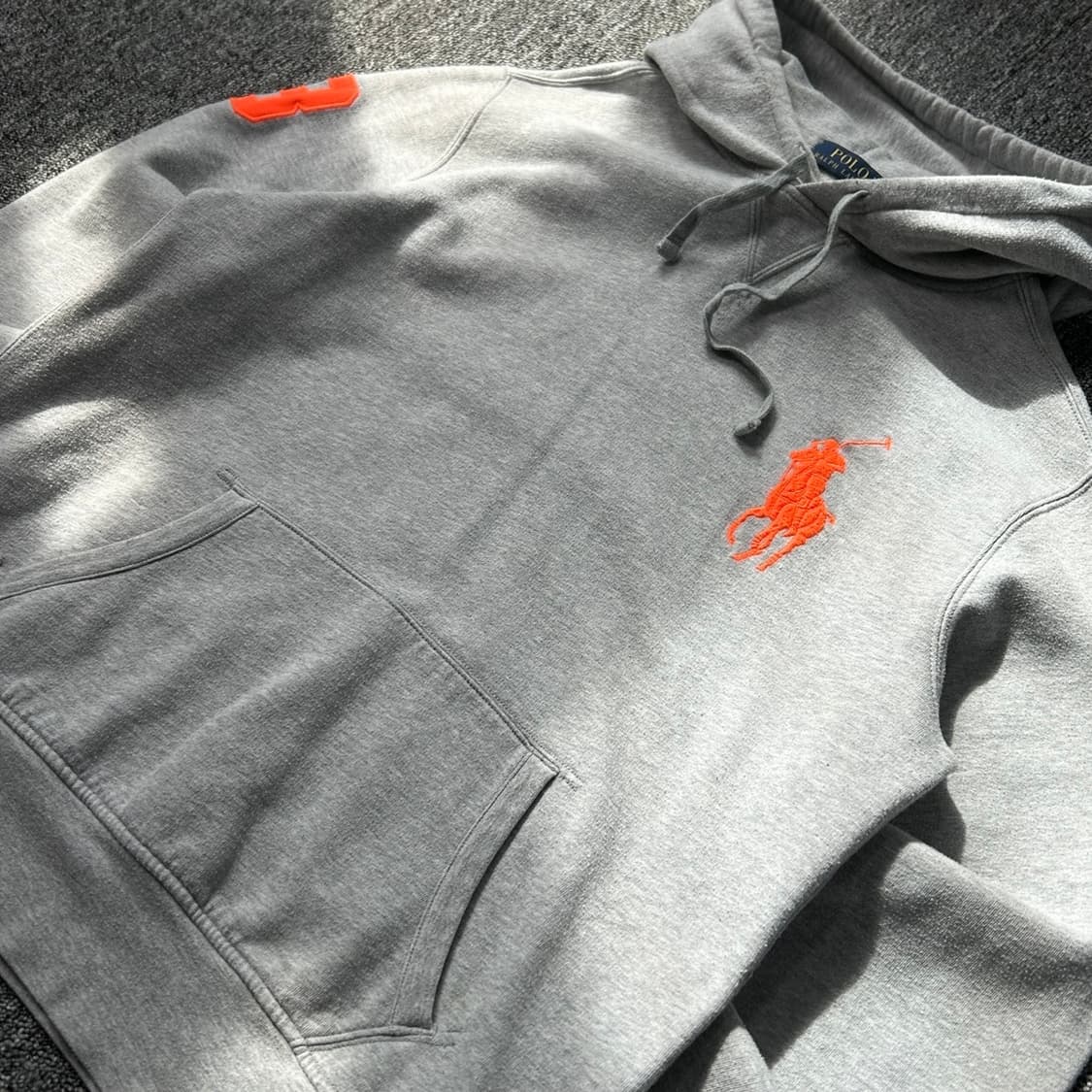 폴로 랄프로렌 그레이 빅포니 후드티  상품이미지3