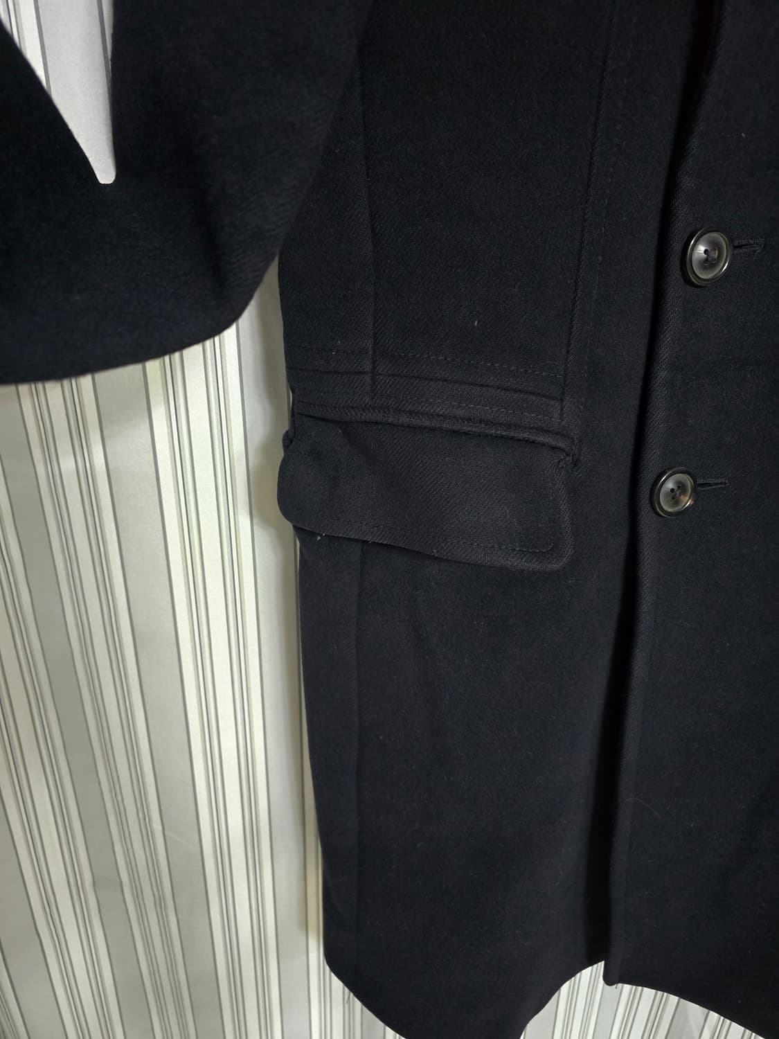 (105) [TIME] 한섬 타임 남성순모 더블 버튼코트 상품이미지9